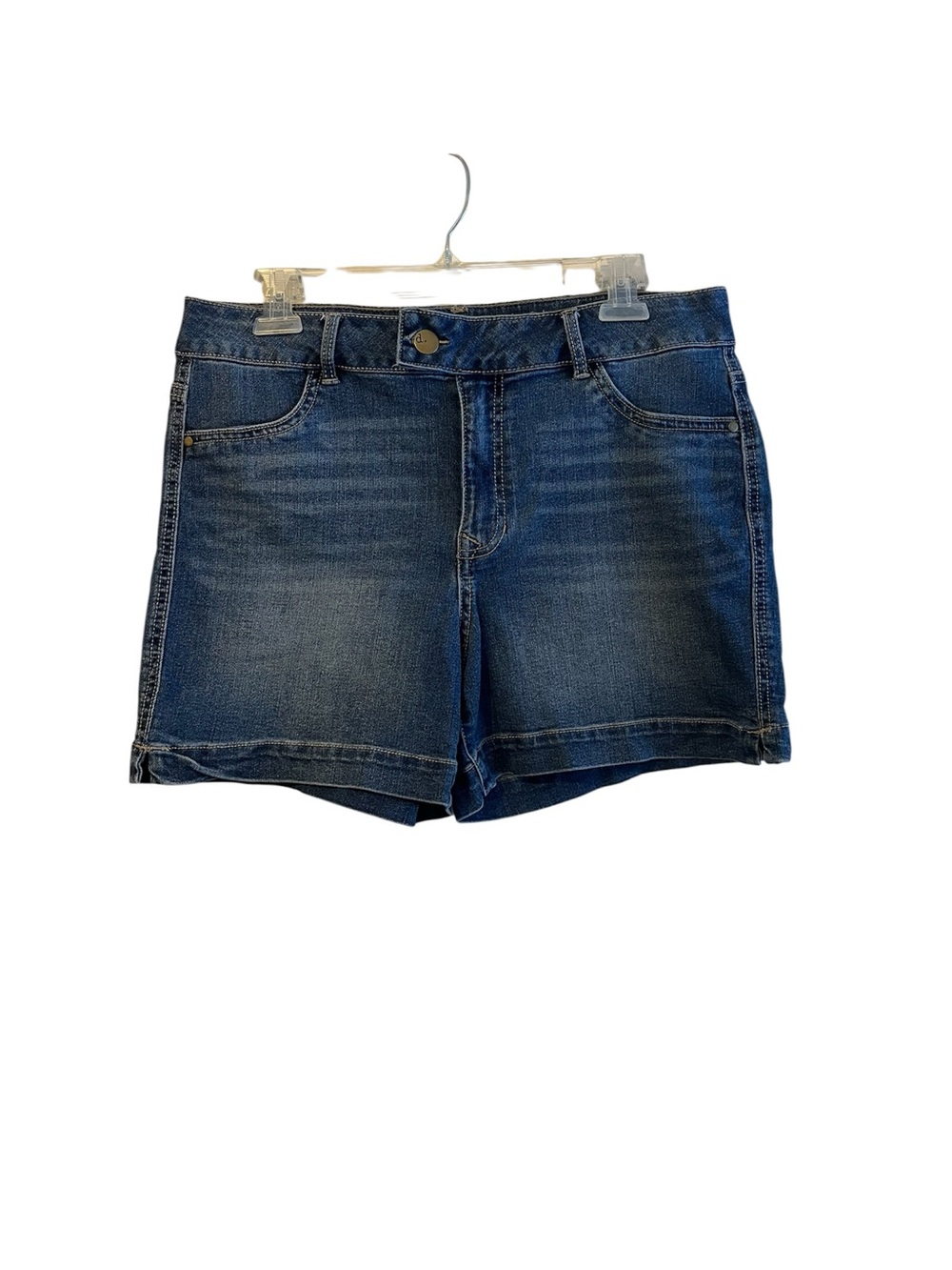 D Jeans Classic Dark Blue Denim Women's Shorts size 12